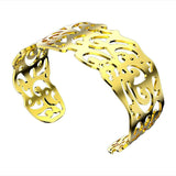 Adjustable Stainless Steel Bangles Arm Cuff Gold/Silver Jewelry