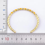 Geometric Crystal Zircon Bracelet Retro Charm Jewelry Party
