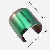 Geometric Metal Bracelet Round Punk Cuff Bangle Classic Jewelry