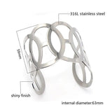 Punk Style Wide Cuff Bracelet for Women