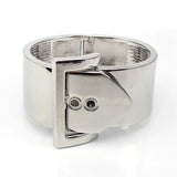Wide Cuff Bracelets for Women, High Polished Charm Bangle