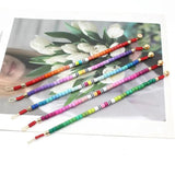 DIY Rainbow Enamel Bead Painting Bracelet Hand Woven Boho Charm Cuff Jewelry