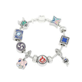 Genshin Impact Vision Elements Bracelet Snake Chain DIY Charm Bracelet For Women