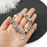 Genshin Impact Vision Elements Bracelet Snake Chain DIY Charm Bracelet For Women