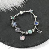 Genshin Impact Vision Elements Bracelet Snake Chain DIY Charm Bracelet For Women
