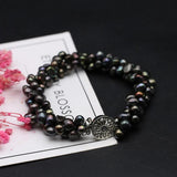 Irregular Freshwater Pearl Beaded 3 Layer Bracelet