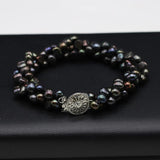 Irregular Freshwater Pearl Beaded 3 Layer Bracelet