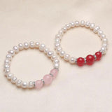 Freshwater Pearl & Crystal Bead Bracelet
