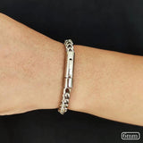 Franco Chain Stainless Bracelet Plated Mens Steel Hip Hop