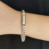 Franco Chain Stainless Bracelet Plated Mens Steel Hip Hop