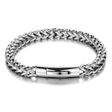 Franco Chain Stainless Bracelet Plated Mens Steel Hip Hop