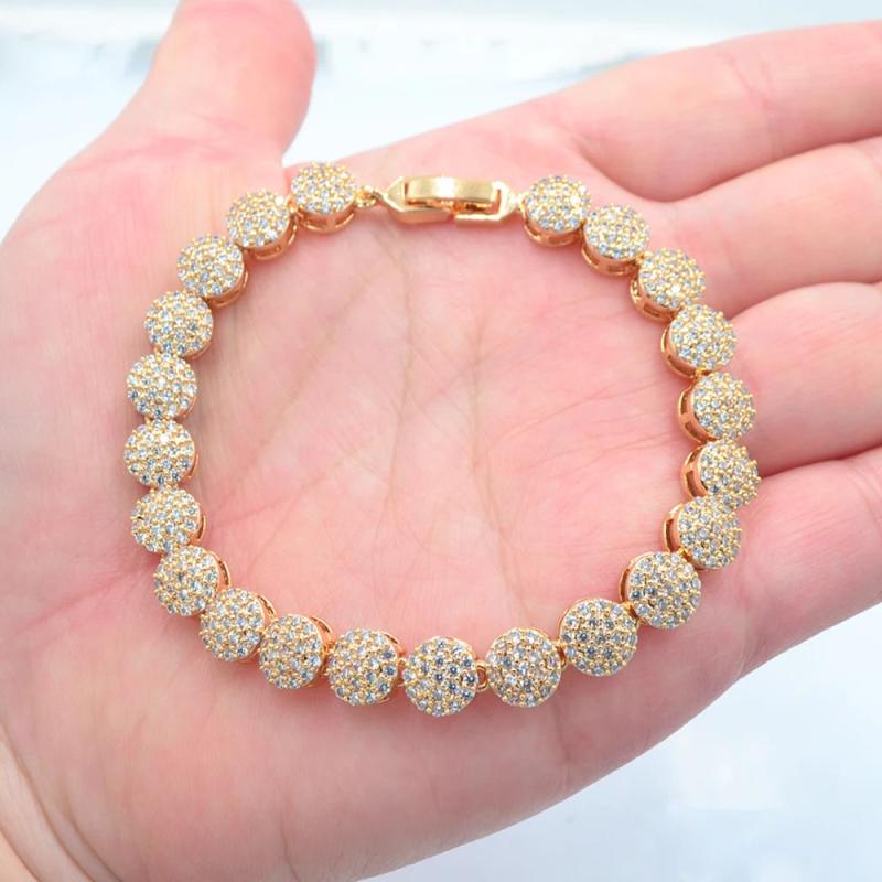 Zirconia CZ Link Bracelet for Party
