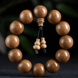 Wutai Mountain Wooden Bracelet Men Women Buddhist Prayer Bead Bracelet