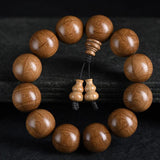 Wutai Mountain Wooden Bracelet Men Women Buddhist Prayer Bead Bracelet