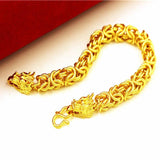 Dragon Bracelet 20CM, 24K Plated, Wholesale Jewelry