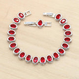 Silver Bracelet Women Zircon Wedding Jewelry Gift
