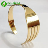 Rose Stainless Steel Fork Cuff Bracelets Bangles Titanium