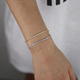 CZ Evil Eye Tennis Choker Necklace for Women Wedding
