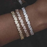 Heart Shape Cubic Zirconia Bracelet for Girlsfriend Gift