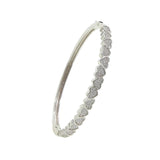 Heart Shape Cubic Zirconia Bracelet for Girlsfriend Gift