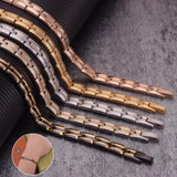 Magnetic Therapy Chain Bracelet Women Gold-color