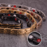 Magnetic Therapy Chain Bracelet Women Gold-color