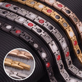 Magnetic Therapy Chain Bracelet Women Gold-color