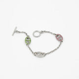 Hip Hop Pig Nose Zircon Bracelet Women Girl Stainless Steel Kpop Fine Gift