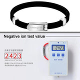 Sport Silicone Anti-Static Power Wristband Men Women Negative Ions Bracelets