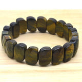 Natural Yellow Red Tiger Eye Bracelet Multi-Shape