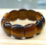 Natural Yellow Red Tiger Eye Bracelet Multi-Shape