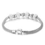 Stainless Steel Shambhala Charm Bracelet For Men Women