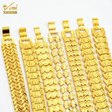 African Bracelets Sets Thick Copper Ethiopian Dubai Couple 24K Jewelry