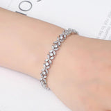 Silver Bracelet Bangle For Women Anniversary Gift Jewelry