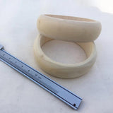 10pcs Unfinished Wooden Bangles Bracelet DIY BG001