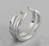 S925 Silver Ear Cuff Chain Double-Layer Earrings Stackable Clip - No Piercing
