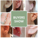 925 Silver Plain Hearts Stud Earrings Women Silver Small Earrings