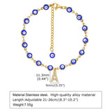 Eye Anklet Bracelet for Women, Adjustable Foot Chain