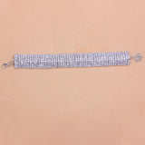Stonefans Layer Crystal Rhinestone Chain Anklet for Women