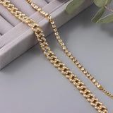 Crystal Cuban Chain Anklet for Women
