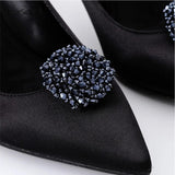 Acrylic Bead Flower Shoe Decoration Women Anklet Shoe Clip
