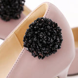 Acrylic Bead Flower Shoe Decoration Women Anklet Shoe Clip