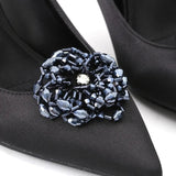 Acrylic Bead Flower Shoe Decoration Women Anklet Shoe Clip