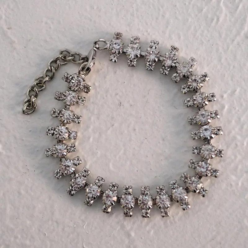 Stonefans Rhinestone High Heel Anklet Bracelet for Women
