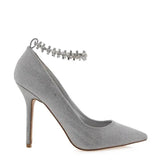 Stonefans Rhinestone High Heel Anklet Bracelet for Women
