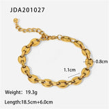 Youthway Stainless Steel Anklet Metal 18K Waterproof Beach Anklet