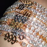 Zircon Angel Number Anklet for Women