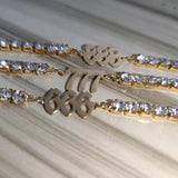 Zircon Angel Number Anklet for Women