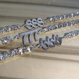 Zircon Angel Number Anklet for Women