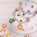 Shoe Charms For Sandals Pendant Buckle Chains Decorations